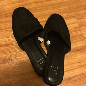 A New Day Black Mule Flats